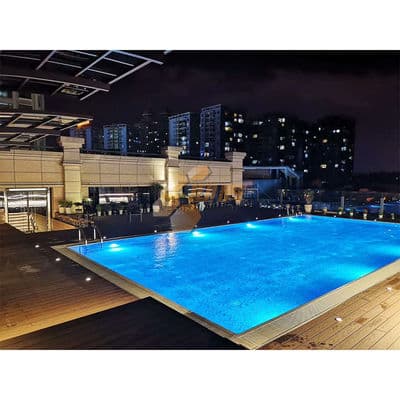 Lightweight Modular Rooftop Swimming Pool With Zn-Al-Mg Steel Frame