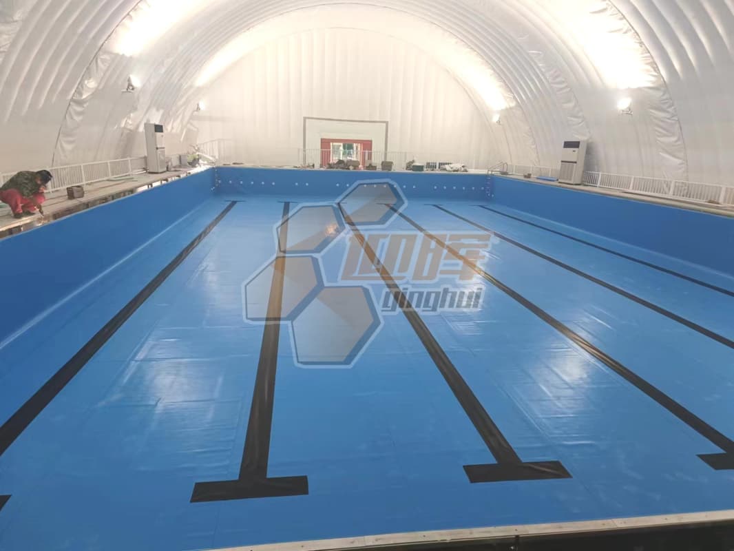 Diseño inteligente de piscina elevada de PVC para adultos