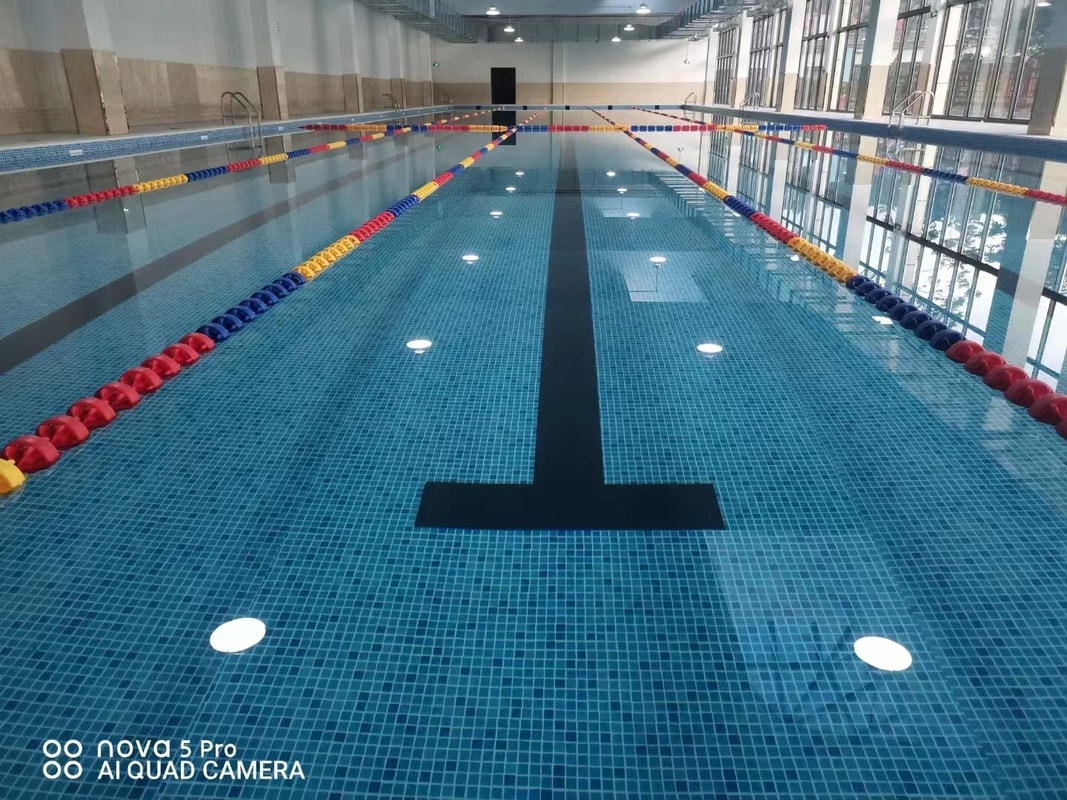 Modernes Familien-Lernschwimmbecken mit 2 M Tiefe und Aluminium-Oberwasserbecken