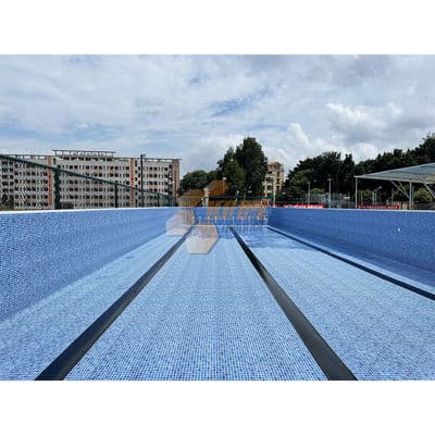 Modular Overground Swimming Pool Zn-Al-Mg Steel Structural Racing Swimming Pool