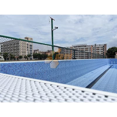 Custom Prefabricated Outdoor Swimming Pool Zn-Al-Mg Steel Competition Swimming Pool